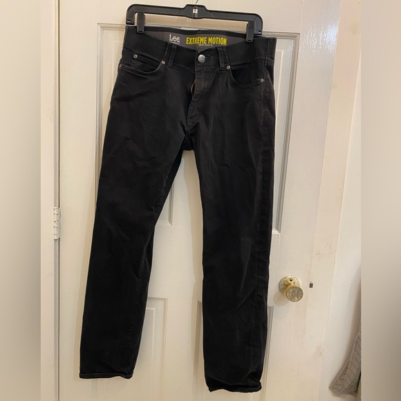 Black Lee Men’s Jeans Extreme Motion Slim Fit - Picture 1 of 3